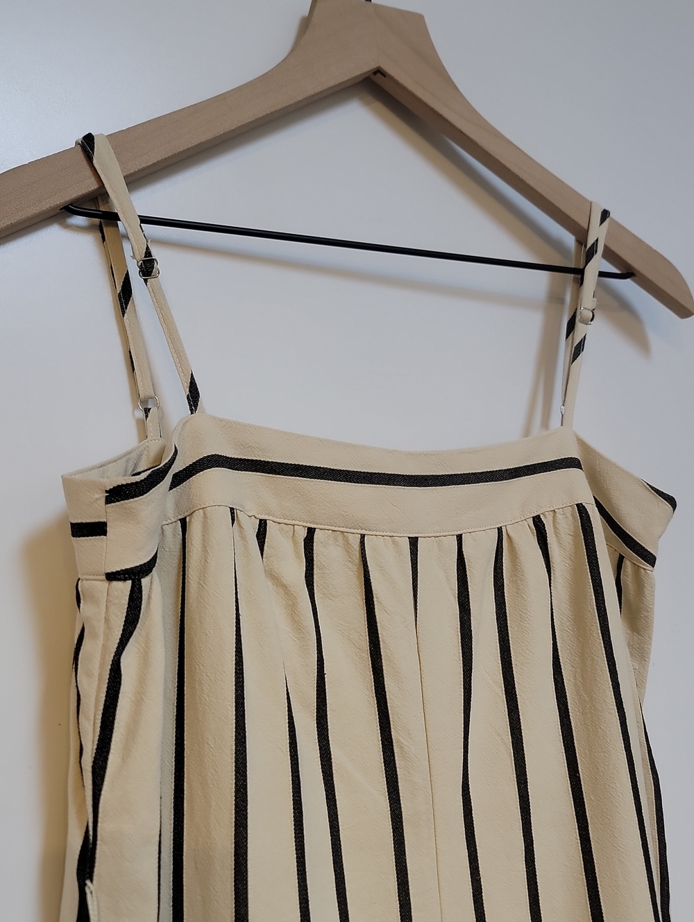 Brady Striped Wide-Leg Jumpsuit - Cream/Black - Picture 3 of 15